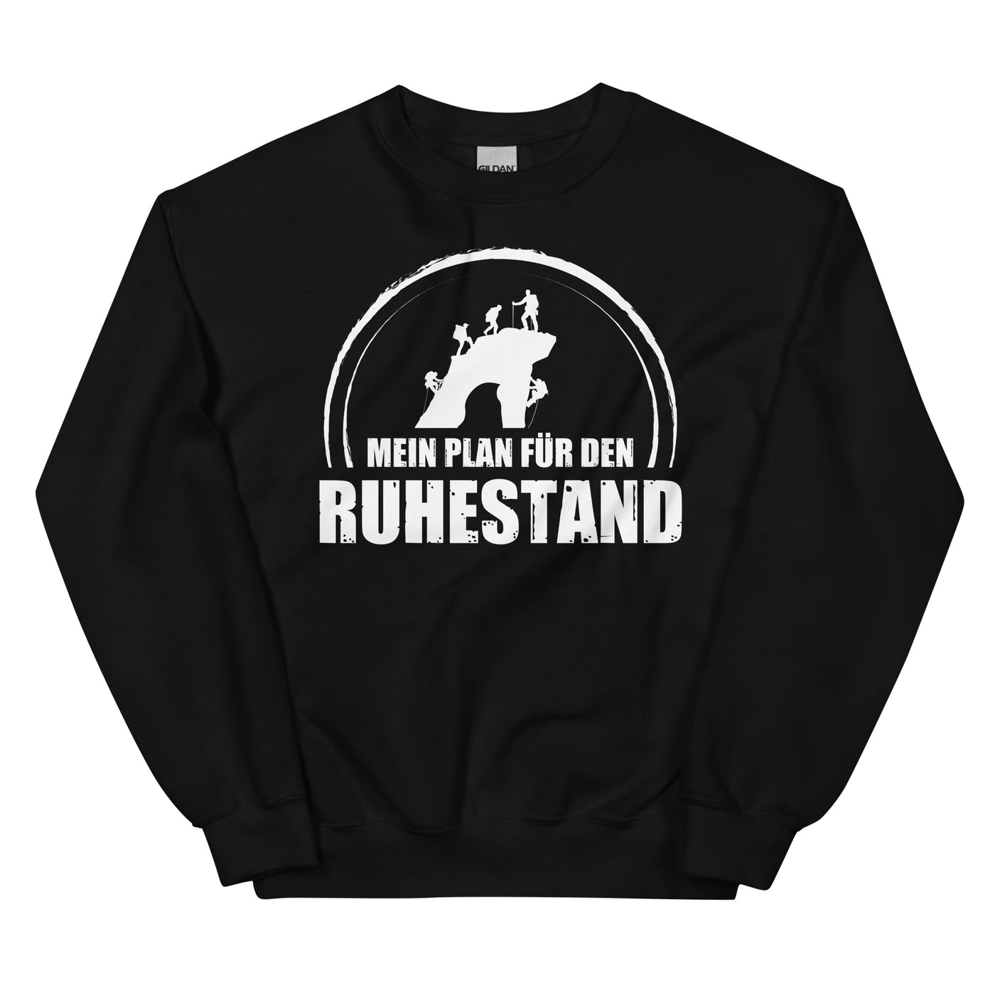 Mein Plan Fur Den Ruhestand - Sweatshirt (Unisex) klettern xxx yyy zzz Black