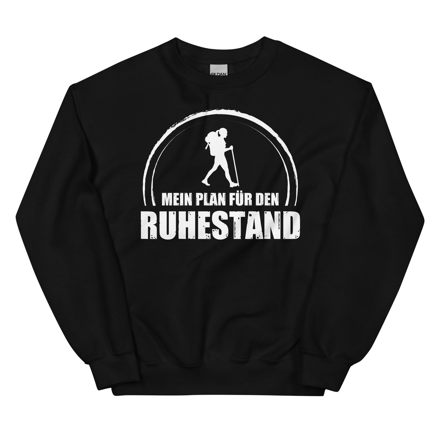 Mein Plan Fur Den Ruhestand 1 - Sweatshirt (Unisex) wandern xxx yyy zzz Black