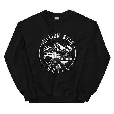 Million Star Hotel - Sweatshirt (Unisex) camping xxx yyy zzz Black