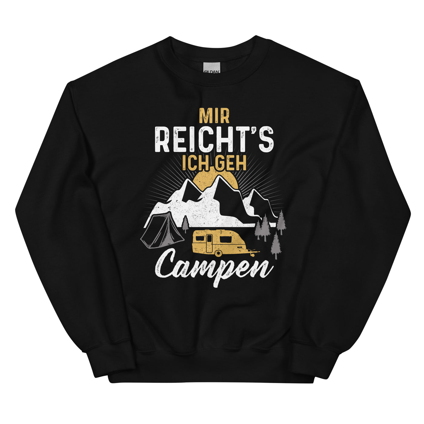 Mir reichts ich geh Campen - Sweatshirt (Unisex) camping xxx yyy zzz Black