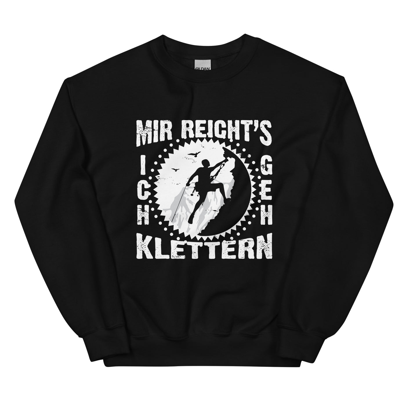 Mir reichts ich geh klettern - Sweatshirt (Unisex) klettern xxx yyy zzz Black