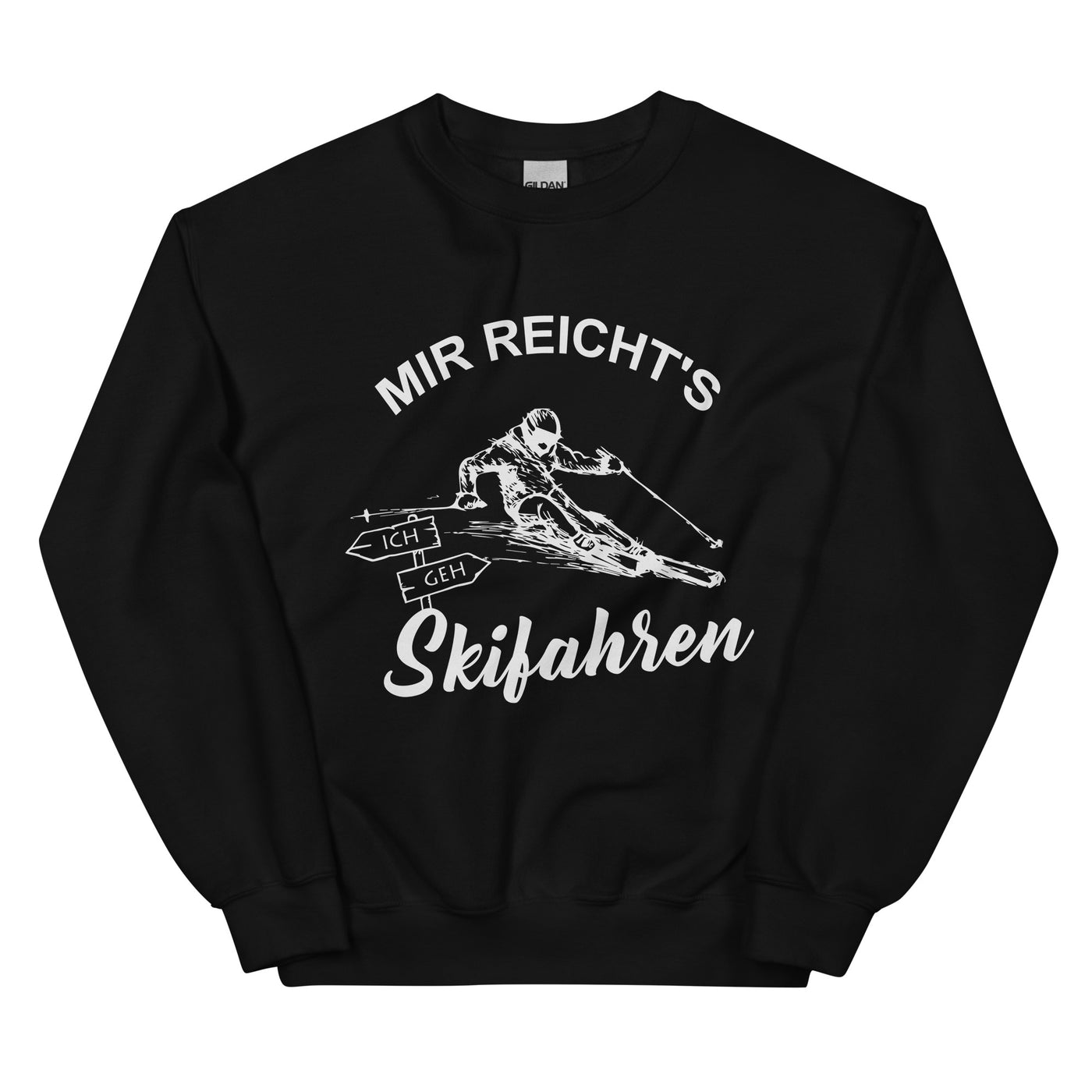 Mir reichts ich geh Skifahren - Sweatshirt (Unisex) klettern ski xxx yyy zzz Black