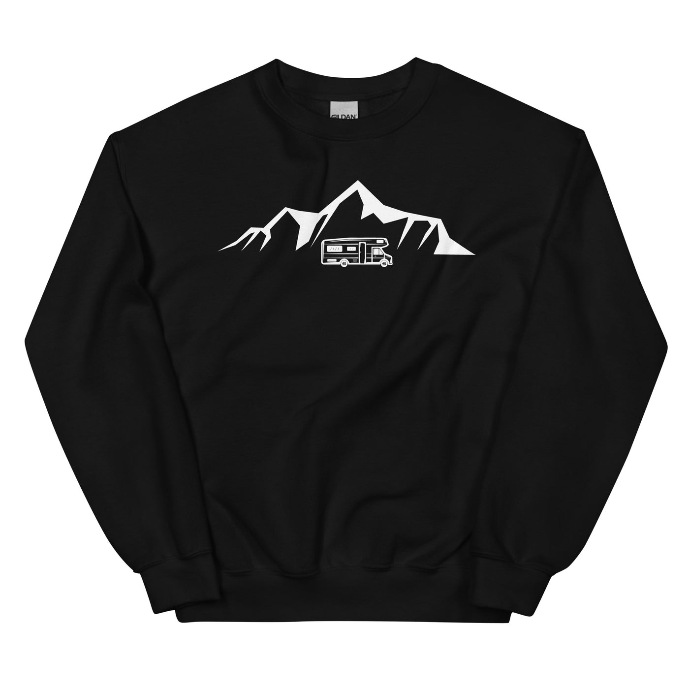 Berge - Camping Van - Sweatshirt (Unisex) camping xxx yyy zzz Black