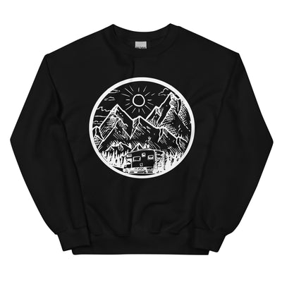 Berge - Camping Van - (12) - Sweatshirt (Unisex) camping xxx yyy zzz Black