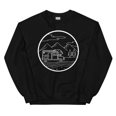 Berge - Camping Van - (13) - Sweatshirt (Unisex) camping xxx yyy zzz Black