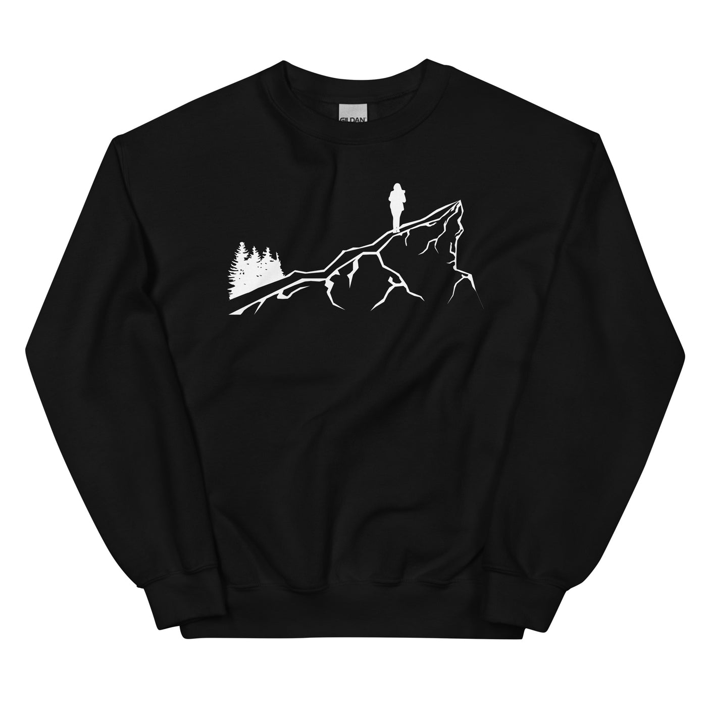 Berge - Wandern - (22) - Sweatshirt (Unisex) wandern xxx yyy zzz Black