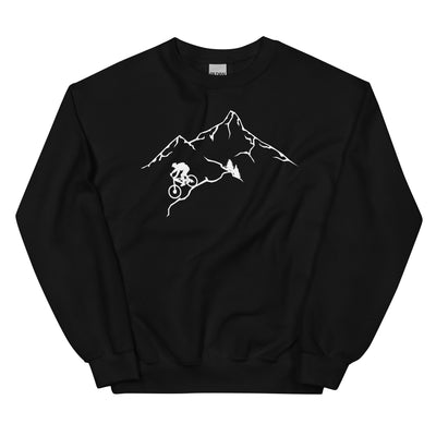 Berge - Mountaingbiking - (M) - Sweatshirt (Unisex) xxx yyy zzz Black