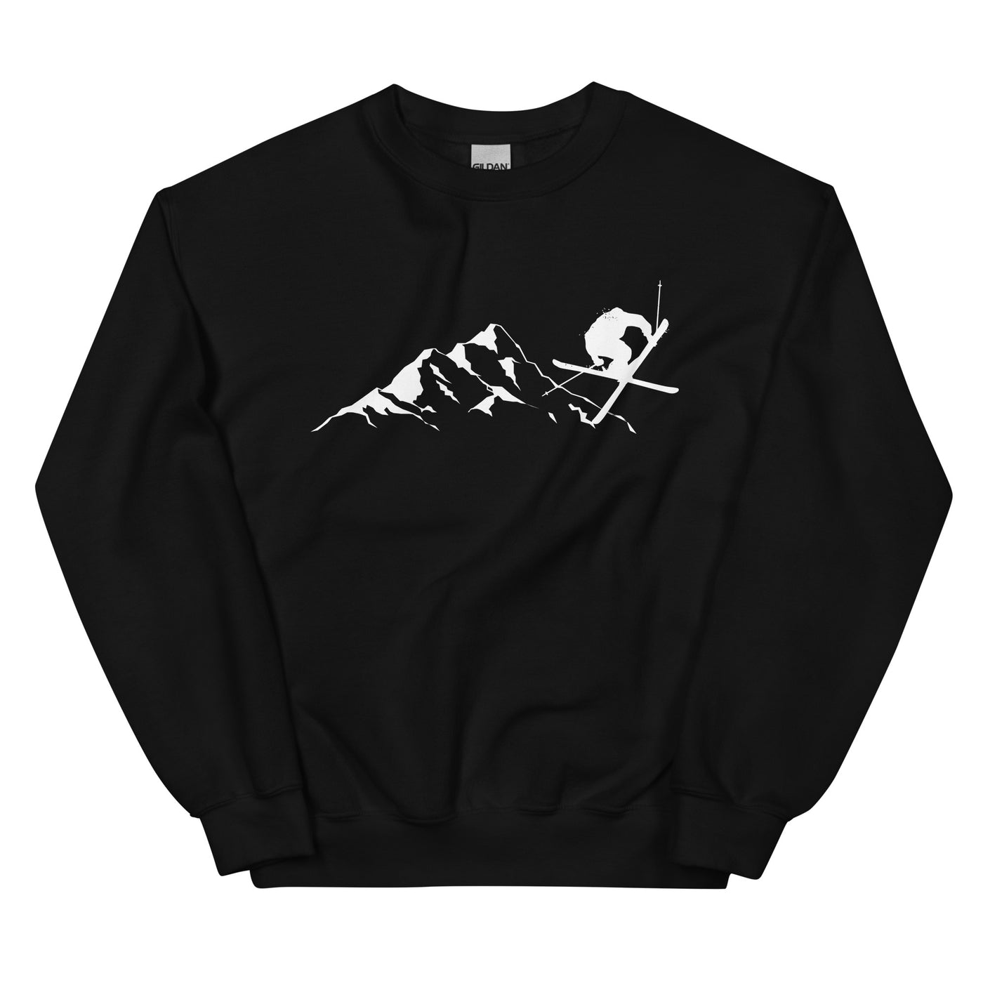 Berge - Skifahren - (15) - Sweatshirt (Unisex) klettern ski xxx yyy zzz Black