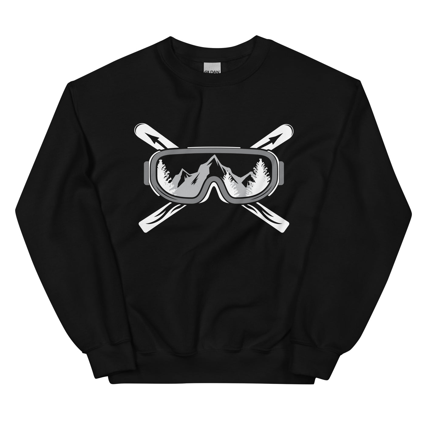 Berge Skier - Sweatshirt (Unisex) klettern ski xxx yyy zzz Black