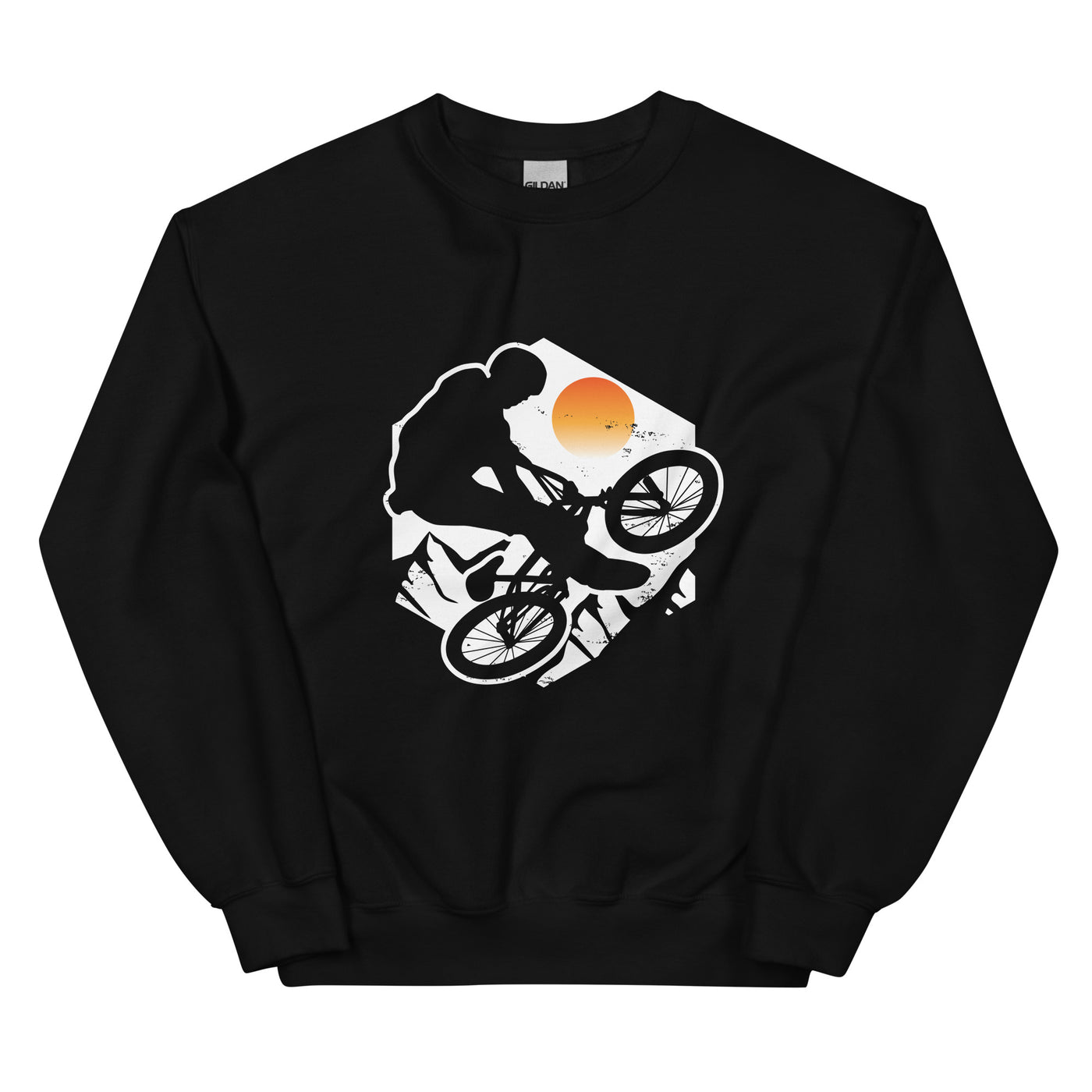 Mountainbike Jump - (M) - Sweatshirt (Unisex) xxx yyy zzz Black