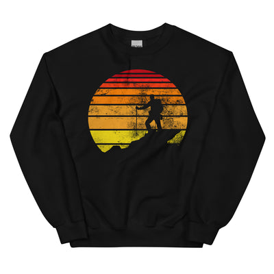 Retro - Wandern - Sweatshirt (Unisex) wandern xxx yyy zzz Black