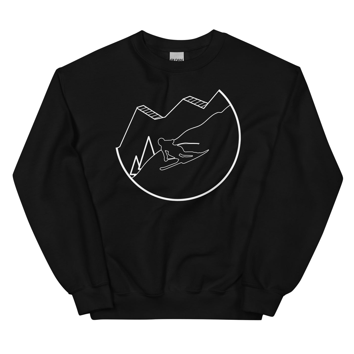 Skifahren - (49) - Sweatshirt (Unisex) klettern ski xxx yyy zzz Black