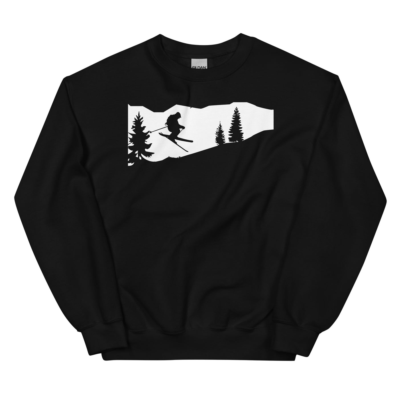 Skifahren - (51) - Sweatshirt (Unisex) klettern ski xxx yyy zzz Black