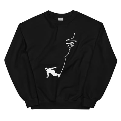 Snowboarding - (19) - Sweatshirt (Unisex) snowboarden xxx yyy zzz Black