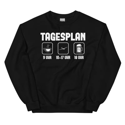 Tagesplan - Sweatshirt (Unisex) berge xxx yyy zzz Black