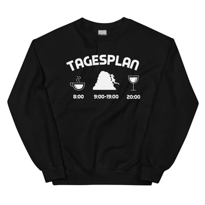 Tagesplan 1 - Sweatshirt (Unisex) klettern xxx yyy zzz Black