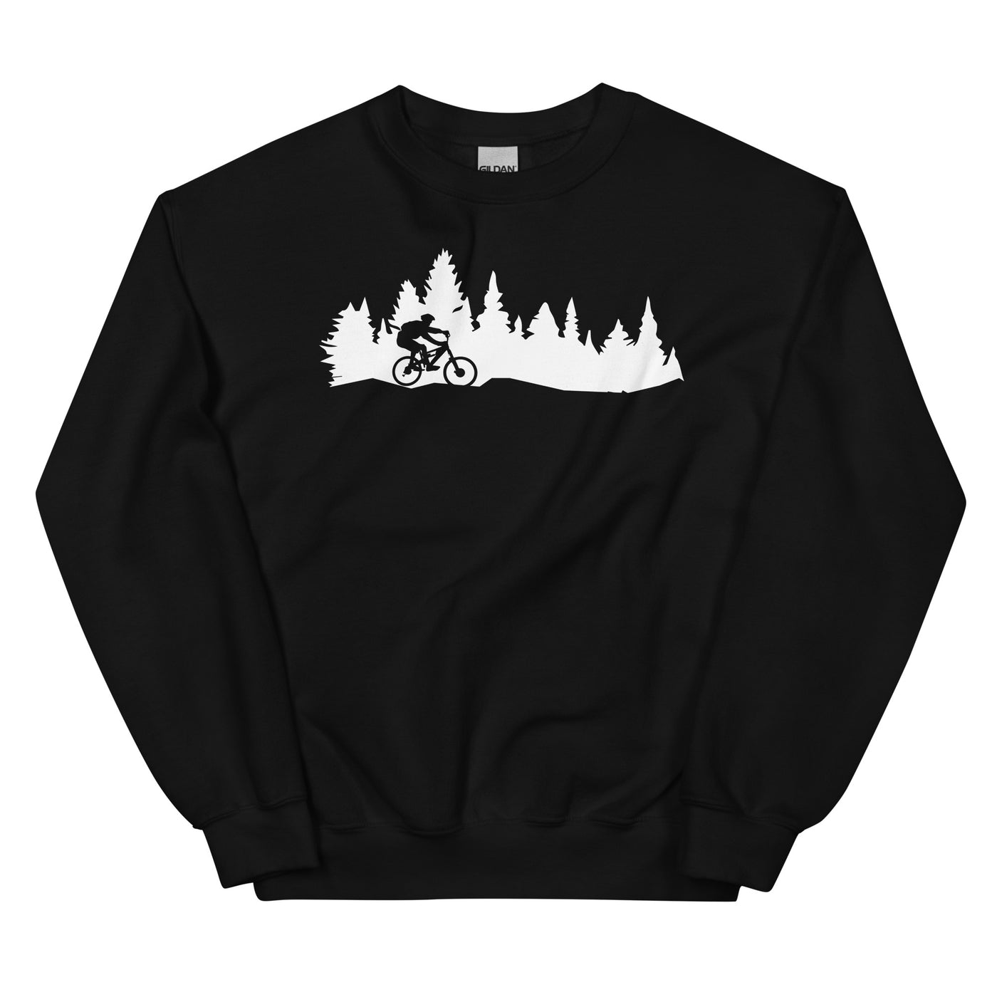 Bäume - Mountainbiking - (M) - Sweatshirt (Unisex) xxx yyy zzz Black