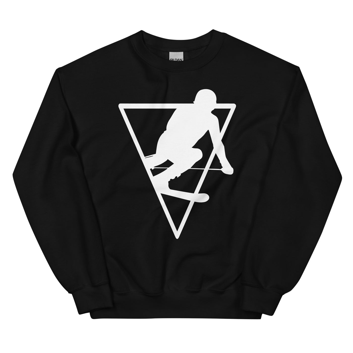 Dreieck - Skifahren - Sweatshirt (Unisex) klettern ski xxx yyy zzz Black