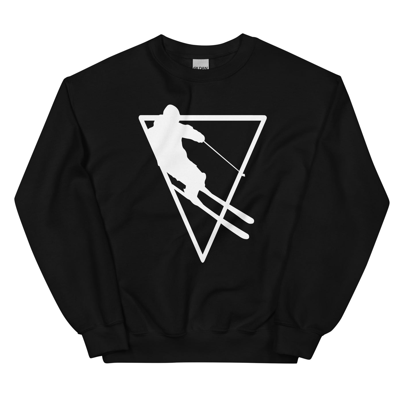 Dreieck - Skifahren - Sweatshirt (Unisex) klettern ski xxx yyy zzz Black