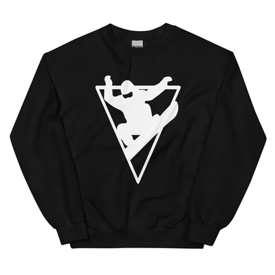 Dreieck - Snowboarding - Sweatshirt (Unisex) snowboarden xxx yyy zzz Black