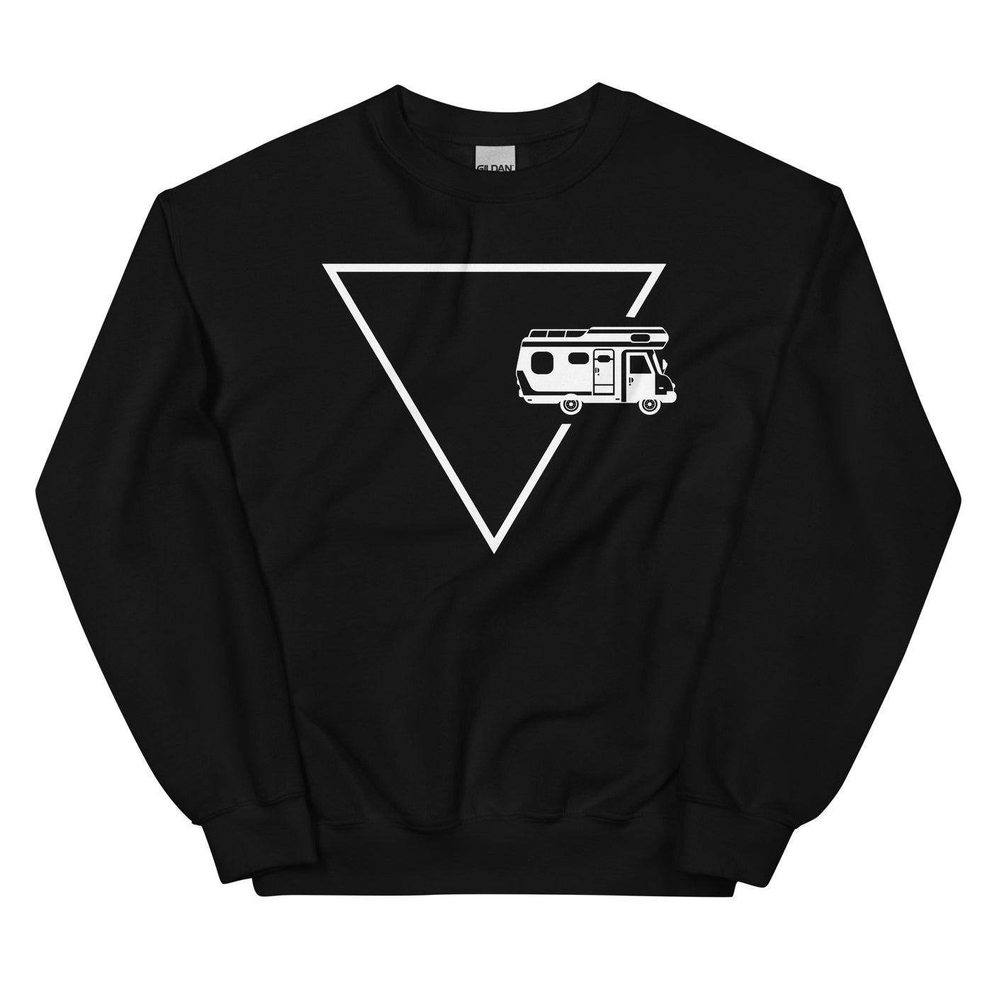 Dreieck 1 und Camping - Sweatshirt (Unisex) camping xxx yyy zzz Black