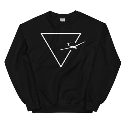 Dreieck 1 und Segelflugzeug - Sweatshirt (Unisex) berge xxx yyy zzz Black