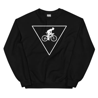 Dreieck und Radfahren - Sweatshirt (Unisex) fahrrad xxx yyy zzz Black