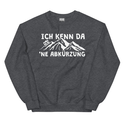 Ich kenn da ne Abkürzung - Wohnmobil - Sweatshirt (Unisex) camping xxx yyy zzz Dark Heather