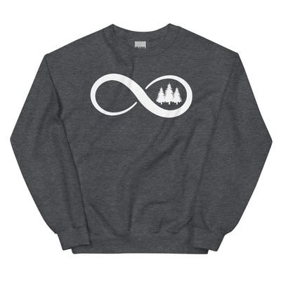 Infinity and Tree - Sweatshirt (Unisex) camping xxx yyy zzz Dark Heather