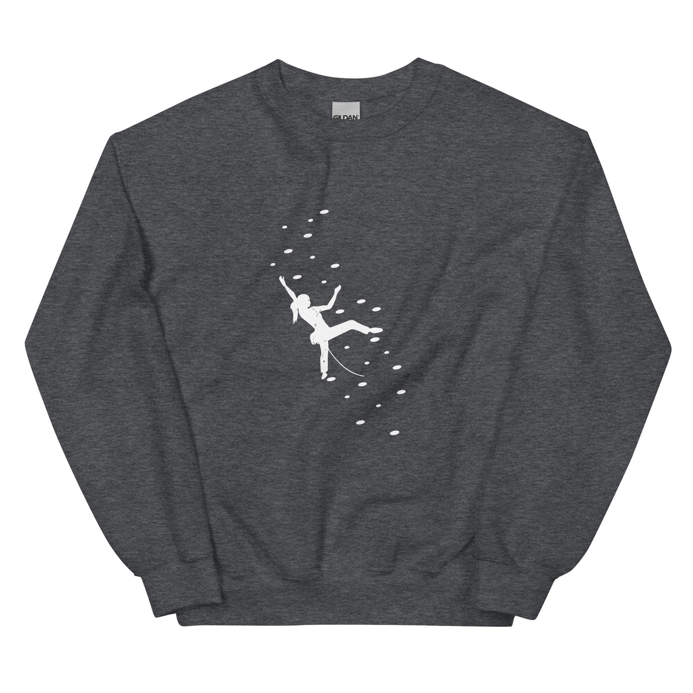 Klettergirl - Sweatshirt (Unisex) klettern xxx yyy zzz Dark Heather