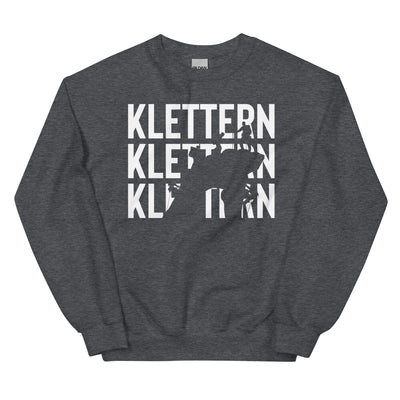 Klettern - Sweatshirt (Unisex) klettern xxx yyy zzz Dark Heather