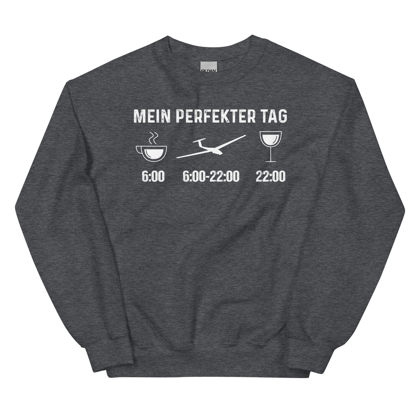 Mein Perfekter Tag - Sweatshirt (Unisex) berge xxx yyy zzz Dark Heather