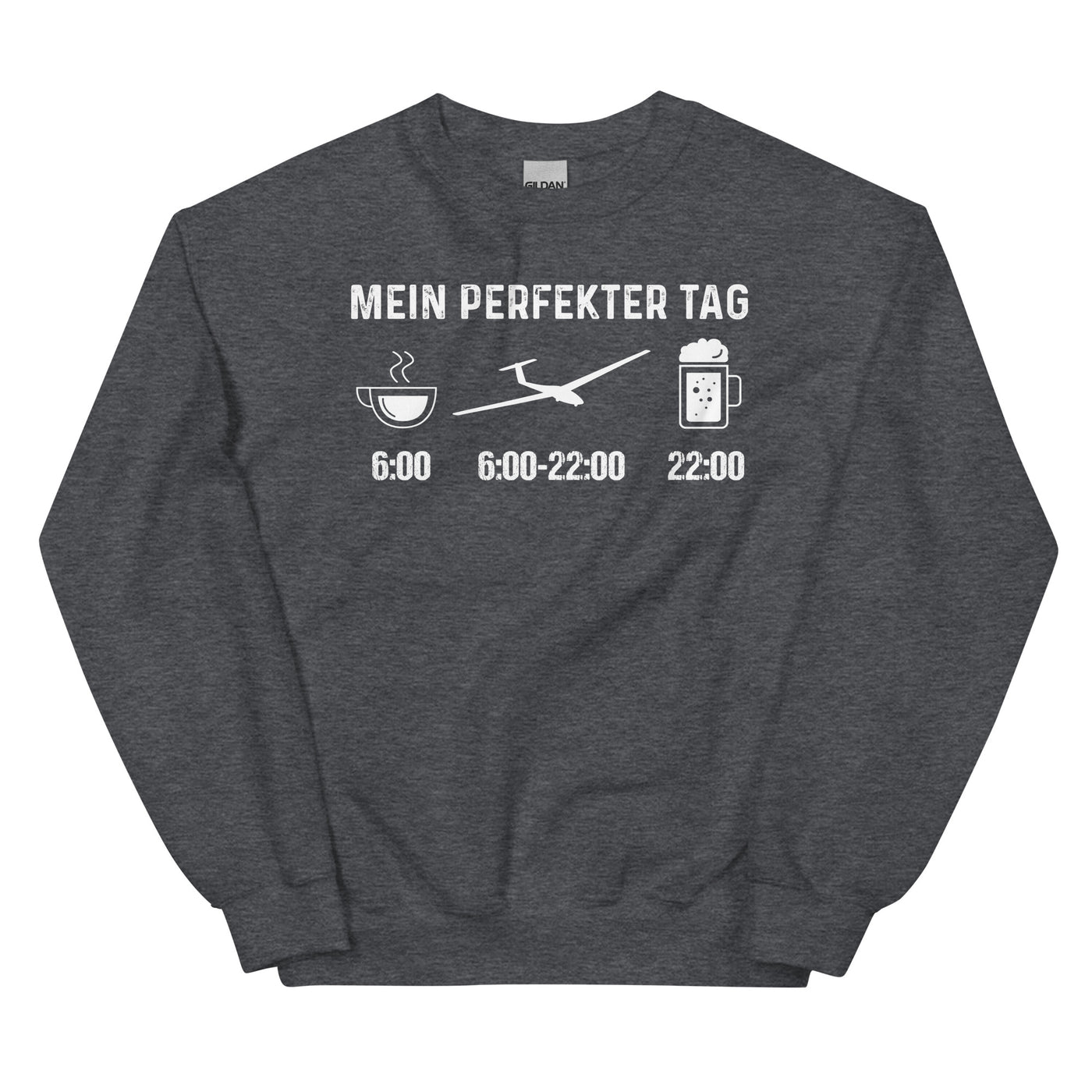 Mein Perfekter Tag - Sweatshirt (Unisex) berge xxx yyy zzz Dark Heather