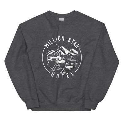 Million Star Hotel - Sweatshirt (Unisex) camping xxx yyy zzz Dark Heather