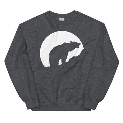 Moon - Bear - Sweatshirt (Unisex) camping xxx yyy zzz Dark Heather