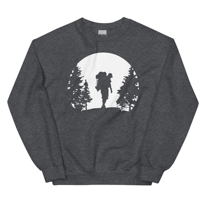 Moon - Wandern - (10) - Sweatshirt (Unisex) wandern xxx yyy zzz Dark Heather