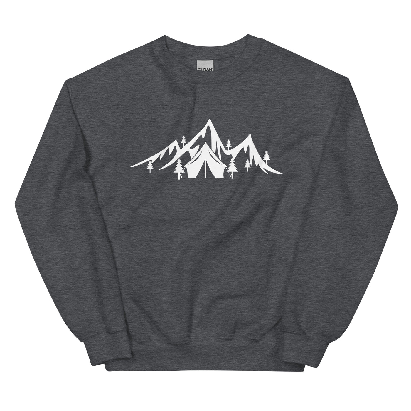 Berge - Camping - Sweatshirt (Unisex) camping xxx yyy zzz Dark Heather