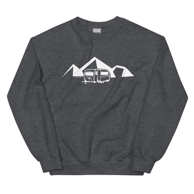 Berge - Camping Caravan - Sweatshirt (Unisex) camping xxx yyy zzz Dark Heather