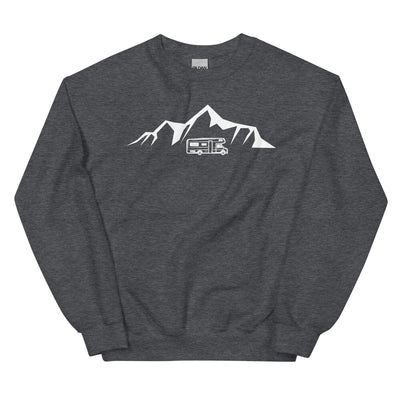 Berge - Camping Van - Sweatshirt (Unisex) camping xxx yyy zzz Dark Heather