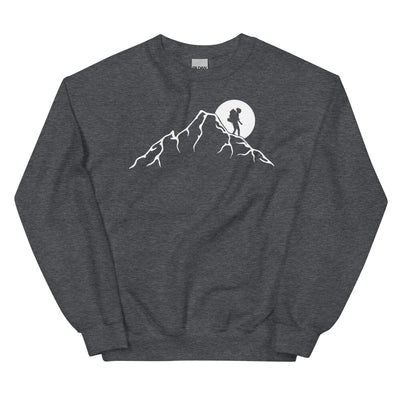 Berge - Wandern - (18) - Sweatshirt (Unisex) wandern xxx yyy zzz Dark Heather