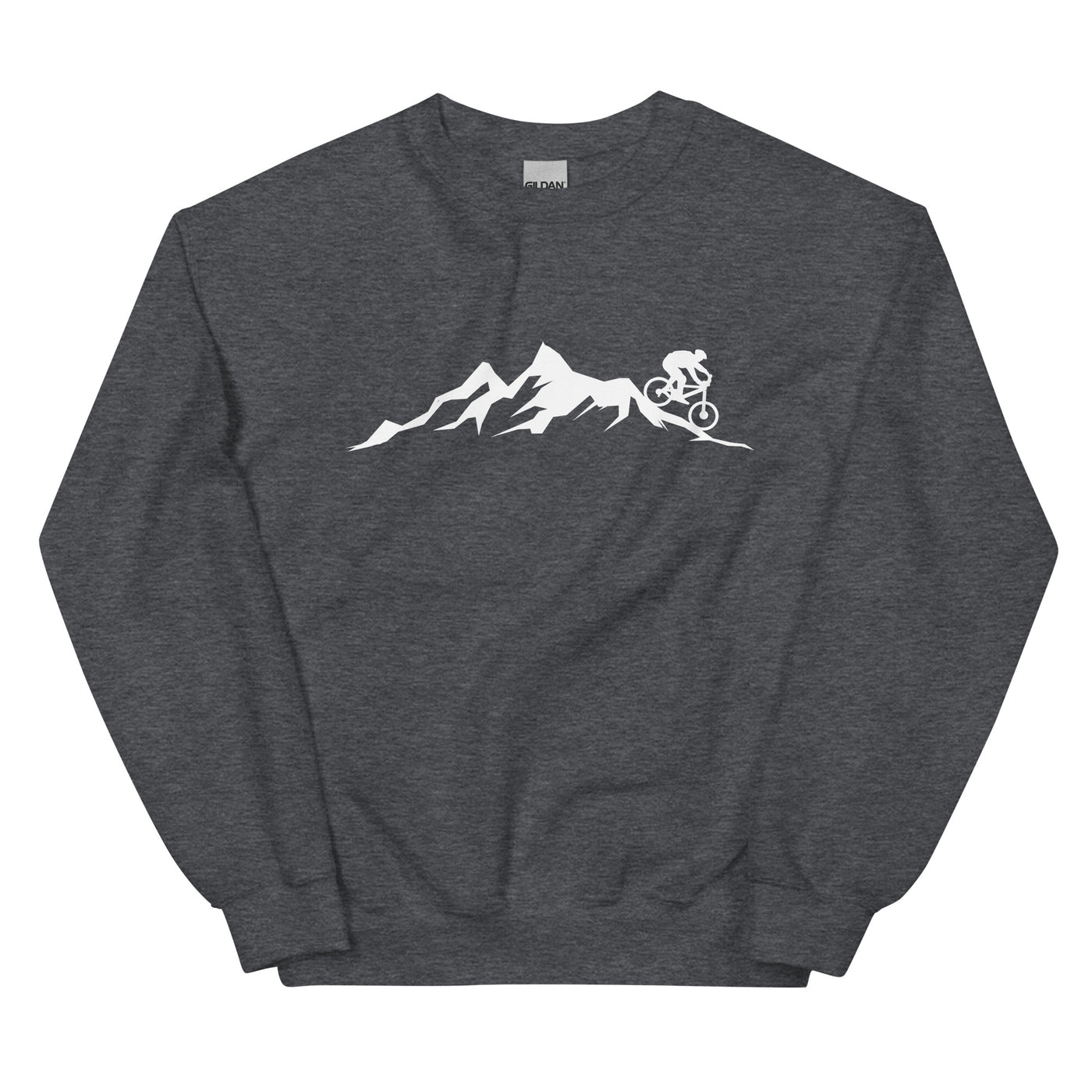 Berge - Mountainbike - (M) - Sweatshirt (Unisex) xxx yyy zzz Dark Heather