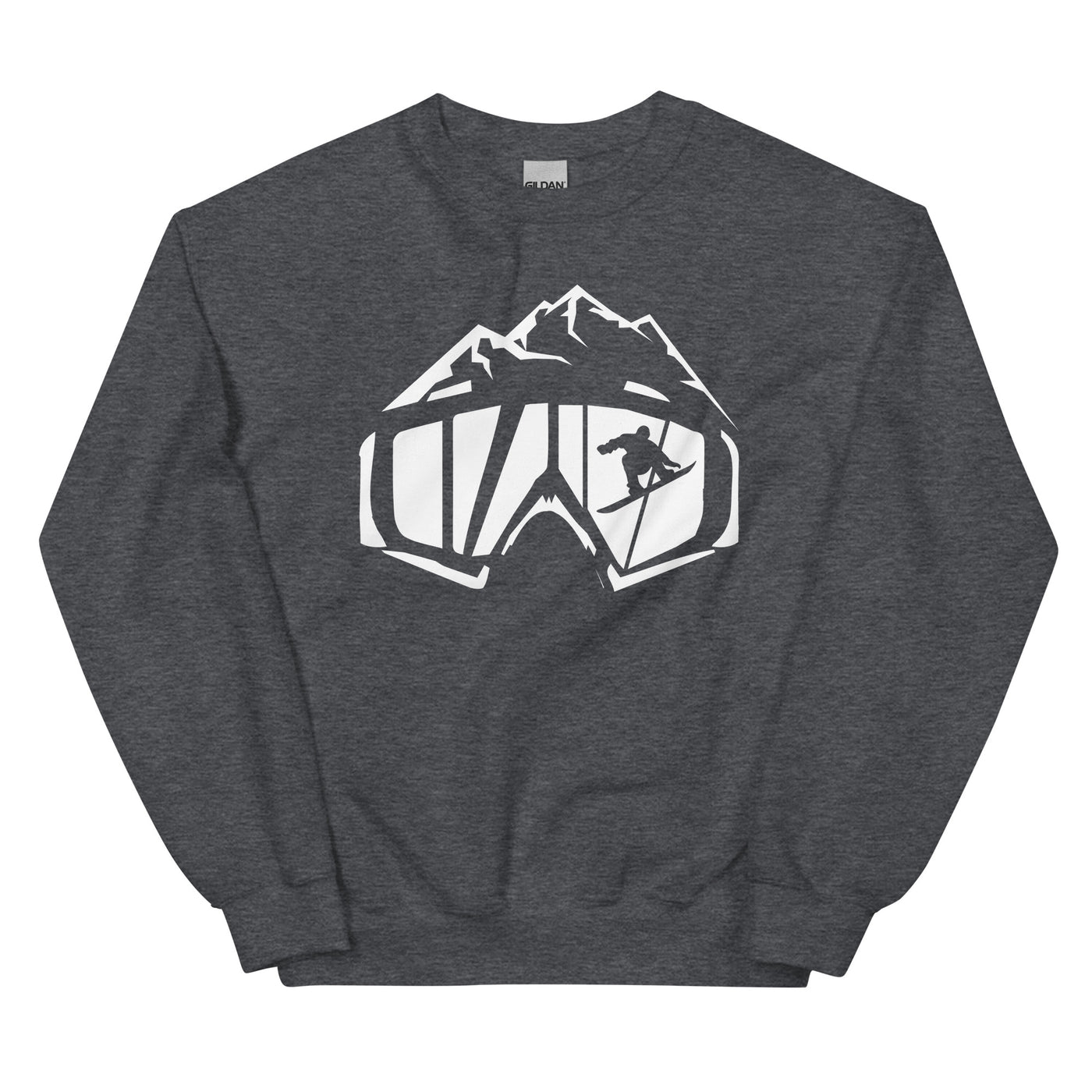 Berge - Snowboarding - (14) - Sweatshirt (Unisex) snowboarden xxx yyy zzz Dark Heather