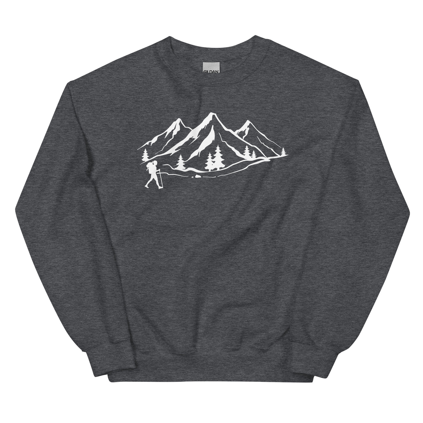 Berge 1 und Wandern - Sweatshirt (Unisex) wandern xxx yyy zzz Dark Heather