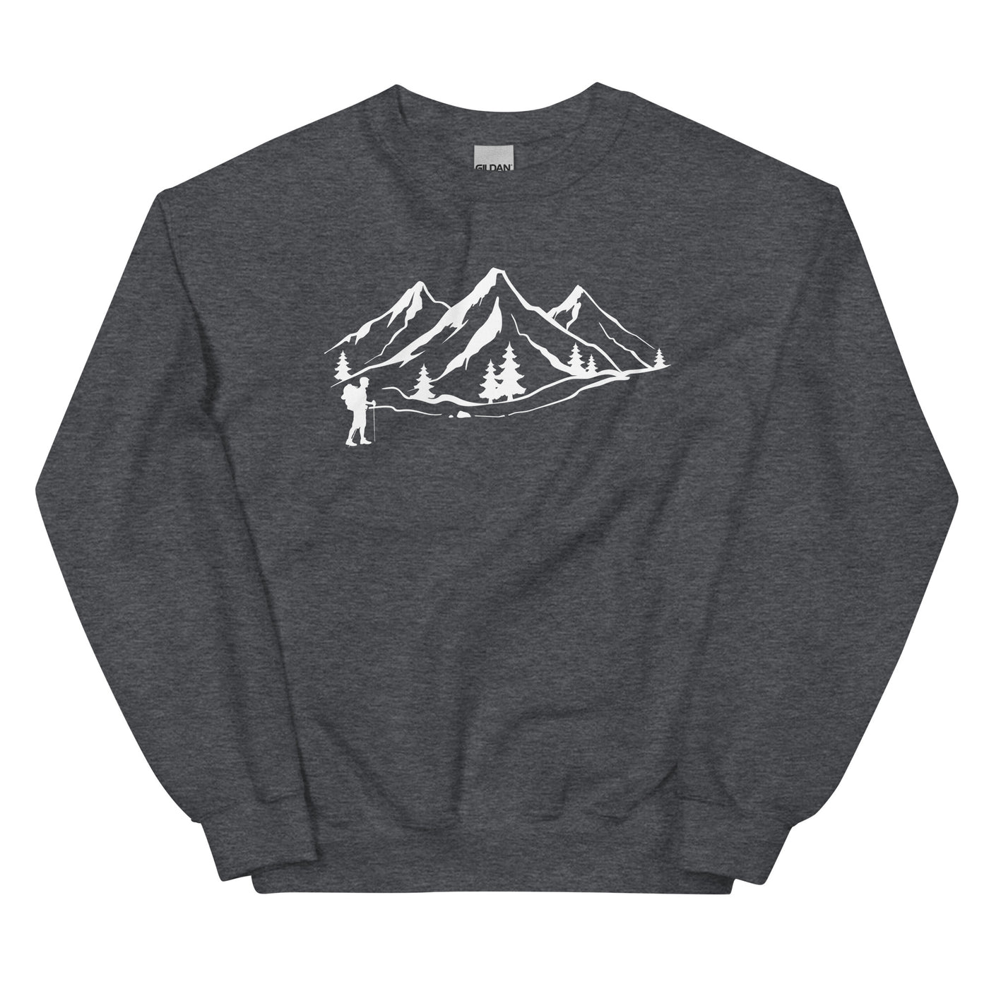 Berge 1 und Wandern - Sweatshirt (Unisex) wandern xxx yyy zzz Dark Heather