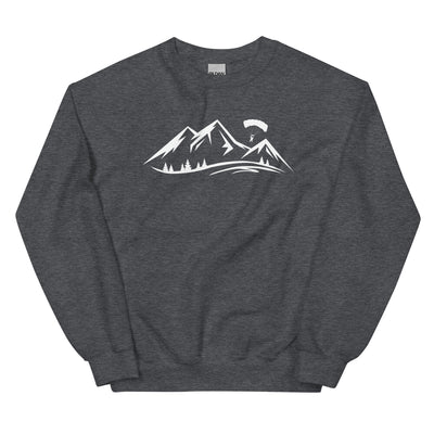 Berge und Paragleiten - Sweatshirt (Unisex) berge xxx yyy zzz Dark Heather