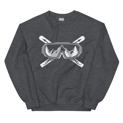 Berge Skier - Sweatshirt (Unisex) klettern ski xxx yyy zzz Dark Heather