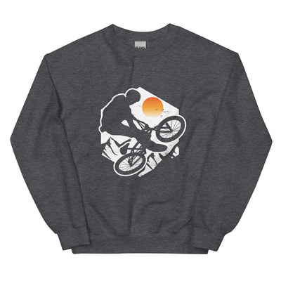 Mountainbike Jump - (M) - Sweatshirt (Unisex) xxx yyy zzz Dark Heather