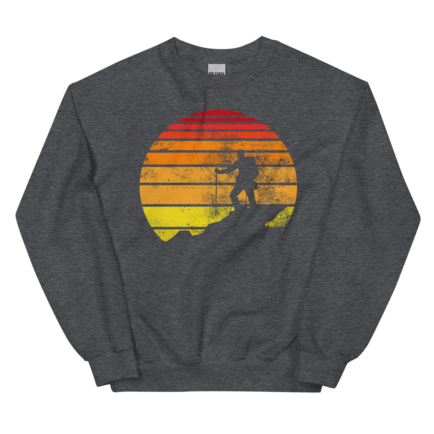 Retro - Wandern - Sweatshirt (Unisex) wandern xxx yyy zzz Dark Heather