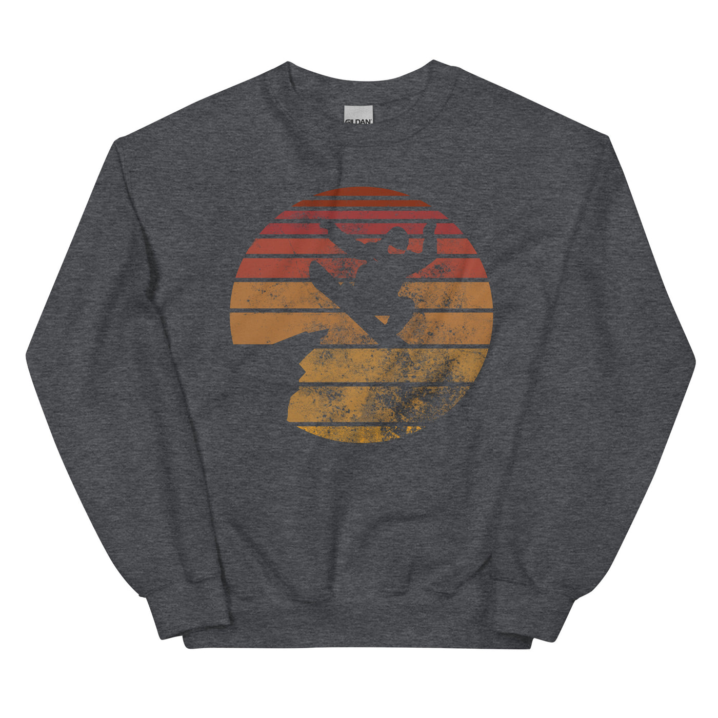 Retro - Snowboarding - Sweatshirt (Unisex) snowboarden xxx yyy zzz Dark Heather