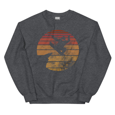 Retro - Snowboarding - Sweatshirt (Unisex) snowboarden xxx yyy zzz Dark Heather